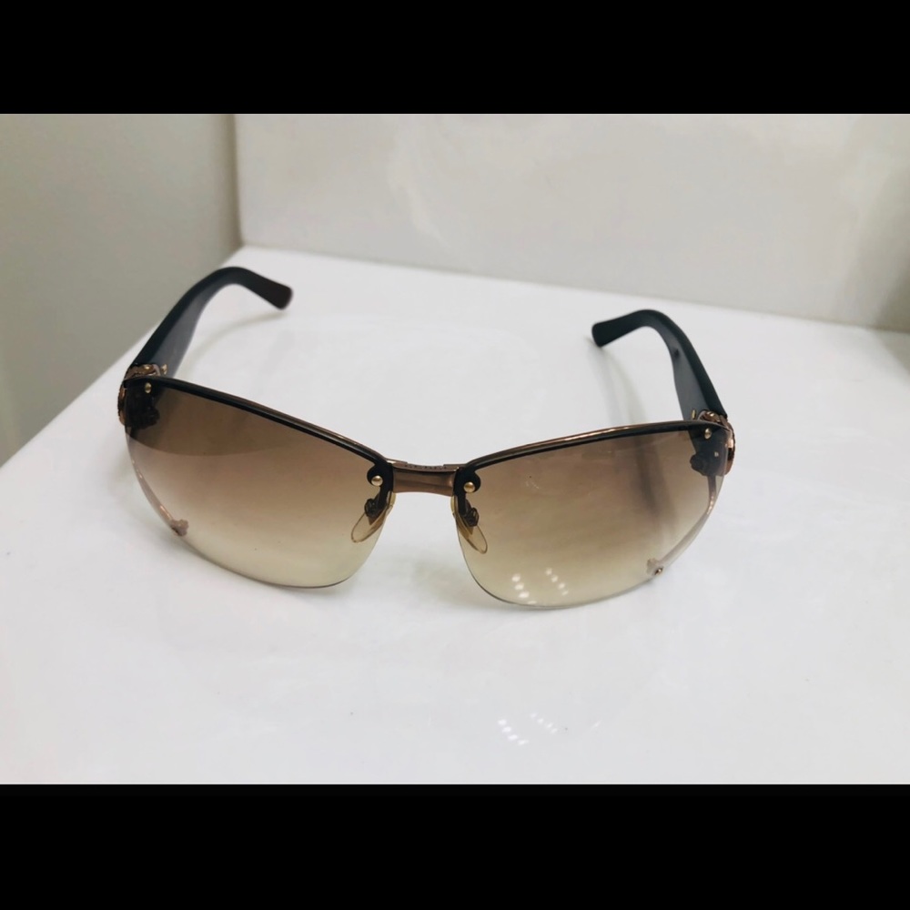 Authentic Gucci - Brown Wrap around Sunglasses.